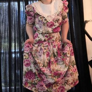 Lisa II Vtg Floral Dress